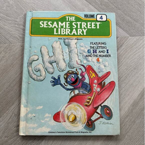 The Sesame Street Library Volume 4 G H I 4 Funk & Wagnalls 1978 0834300125 - Picture 1 of 8
